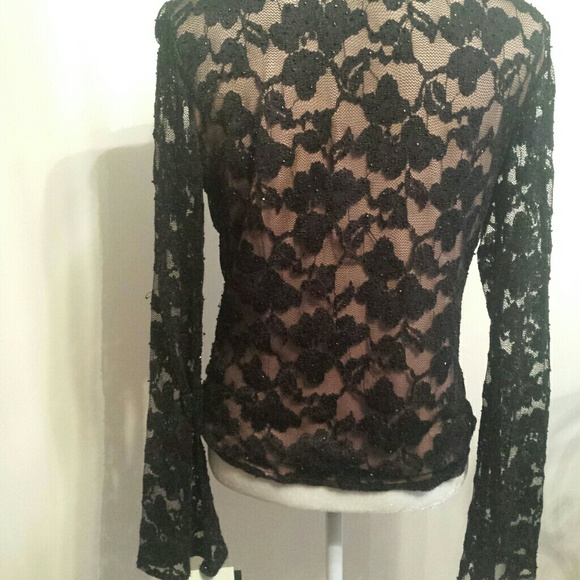 JS Boutique V-Neck Cross Over Blouse - Picture 5 of 7